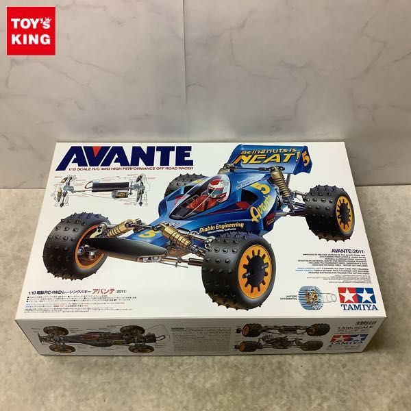 1円〜 タミヤ 電動RC 4WDレーシングバギー 1/10 スーパーアバンテ（TD4