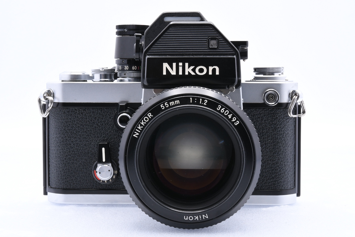 Nikon F2フォトミック➕Nikon Ai NIKKOR 55mm F1.2 NIKON F2 フォトミックS シルバー 762万台 + 非AI NIKKOR 55mm F1.2