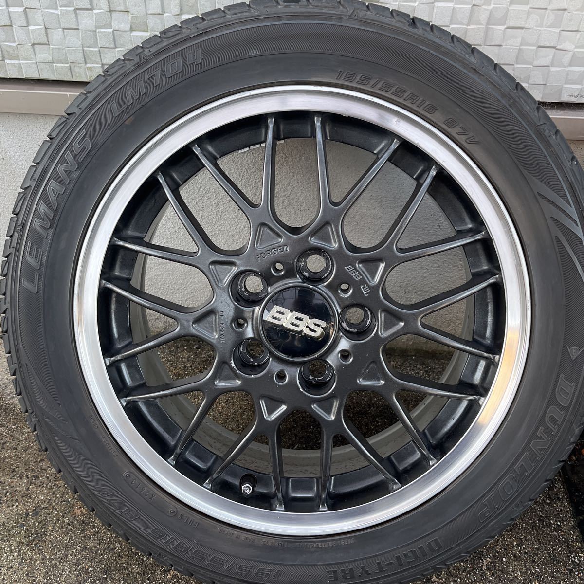 三菱純正 BBS FORGED 16インチ 6J+46 5H-114.3 4本 BBS FORGED 鍛造 