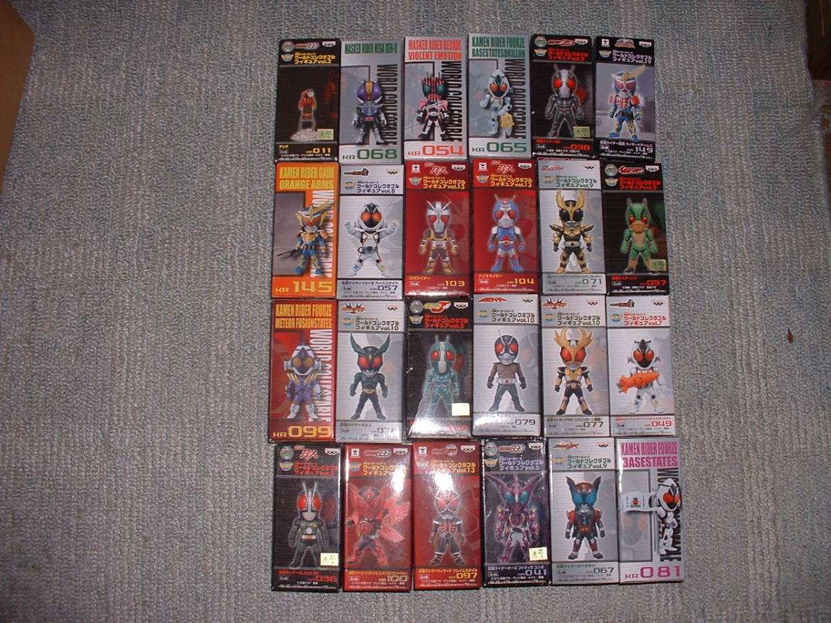 未使用 仮面ライダーシリーズ ワールドコレクタブルフィギュア セット 