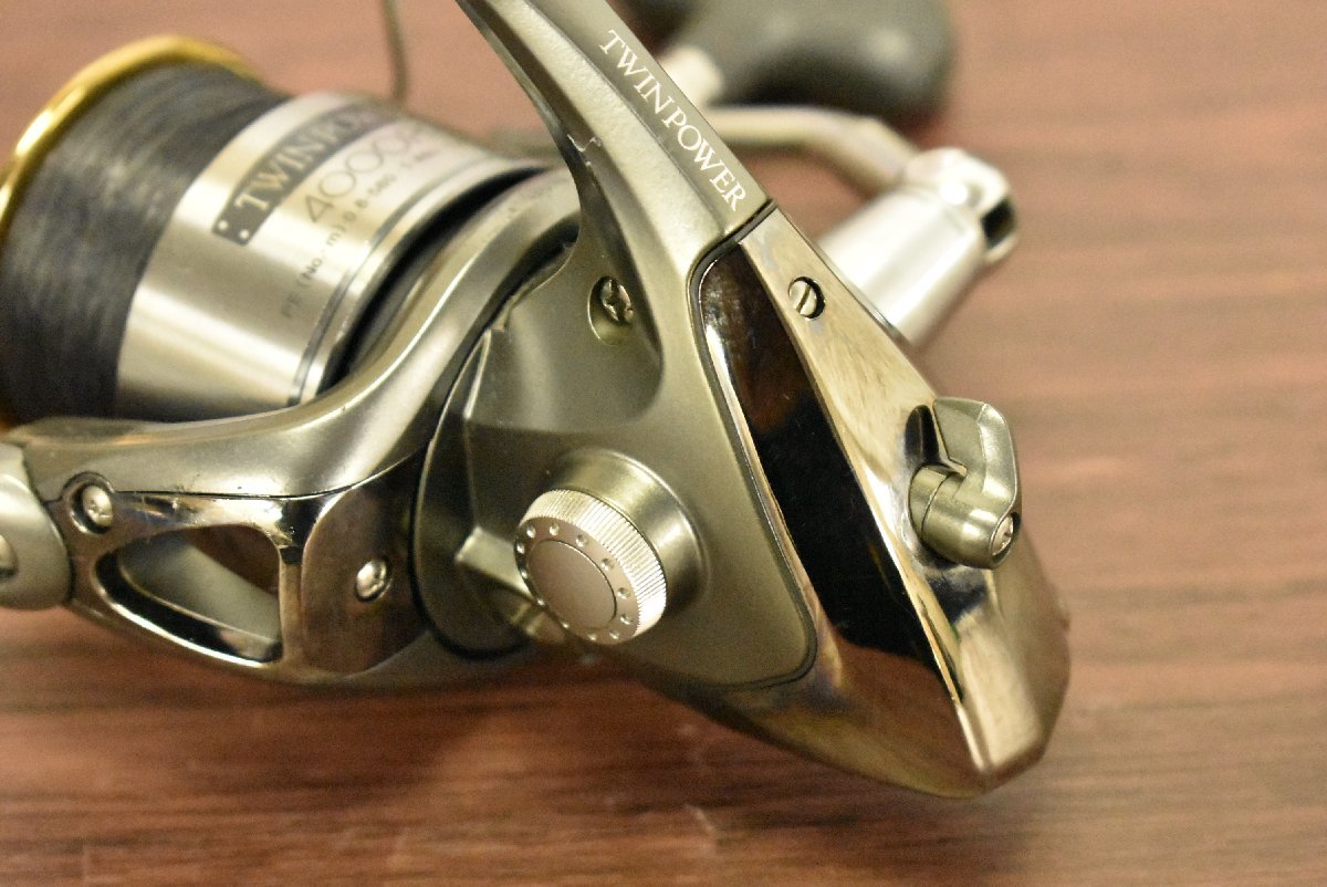 【人気モデル☆1スタ】シマノ 02 ツインパワー 4000PG SHIMANO TWINPOWER スピニングリール CKN