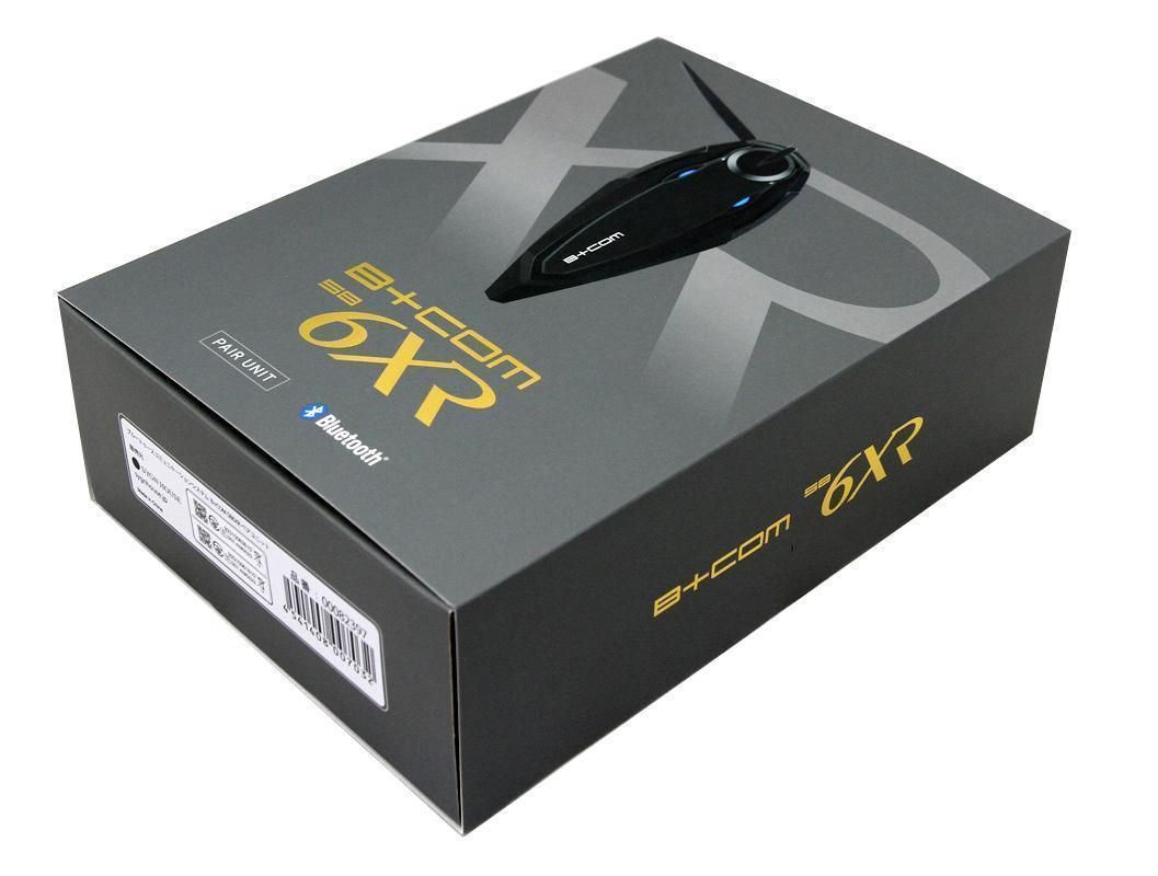 B+COM SB6XR 2個入 ペアユニット ブルートゥース インカム6人通話 