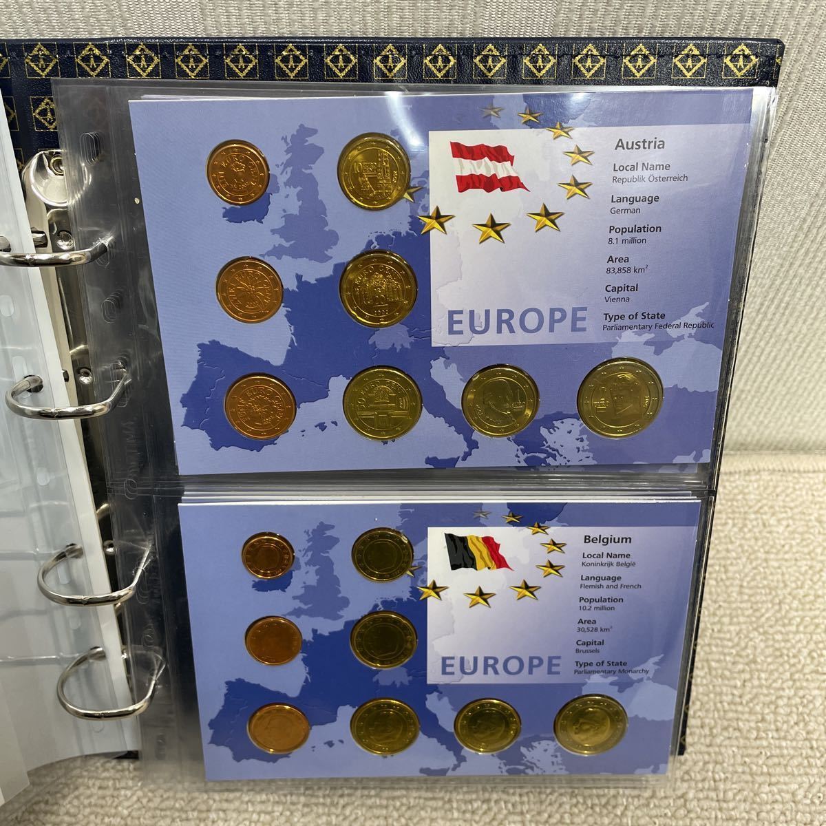記念 硬貨 紙幣 セット 2002年 ユーロプログラム 2 12ヵ国 コイン 