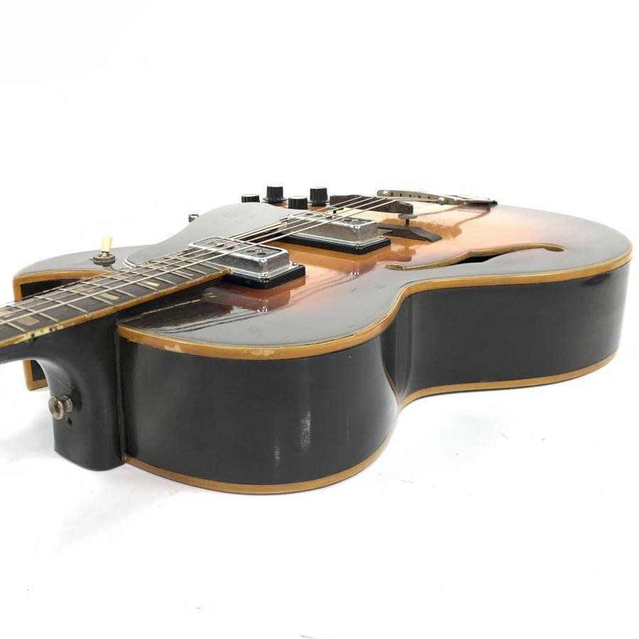 Honey ハニー フルアコギター サンバースト系☆現状品