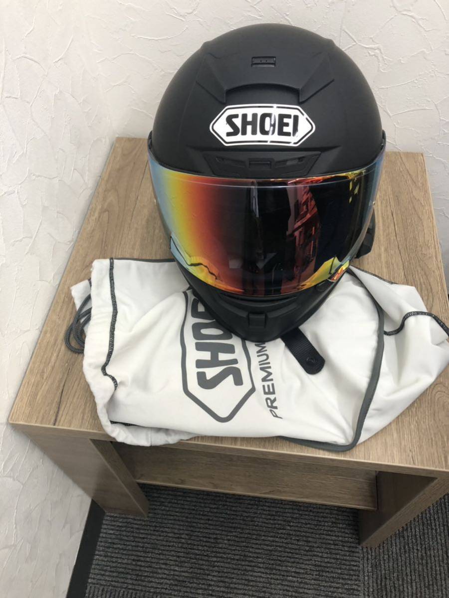 ◆美品◆SHOEI◆X-14◆X-Fourteen◆マットブラック◆XXLサイズ◆2017年製◆エックス-フォーティーン◆Ｂ＋COM/SB4装備品