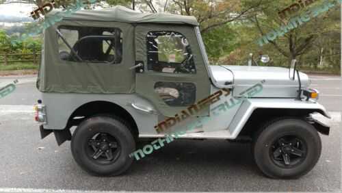 車 三菱ジープ幌ドア,左右セット,j55,j53,希少