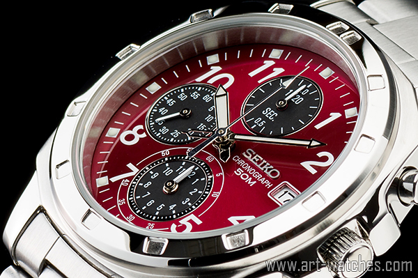 1円 セイコー 正規品 海外モデル SEIKO 逆輸入 ワインレッド 新品 1/20 