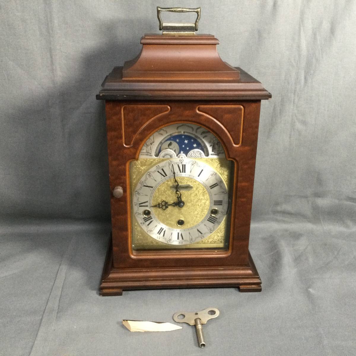 フランツ ヘルムレ社 ドイツ製 置時計 Franz Hermie 希少 5504/19 190098 Franz Hermle フランツ・ヘルムレ 置時計 ムーン