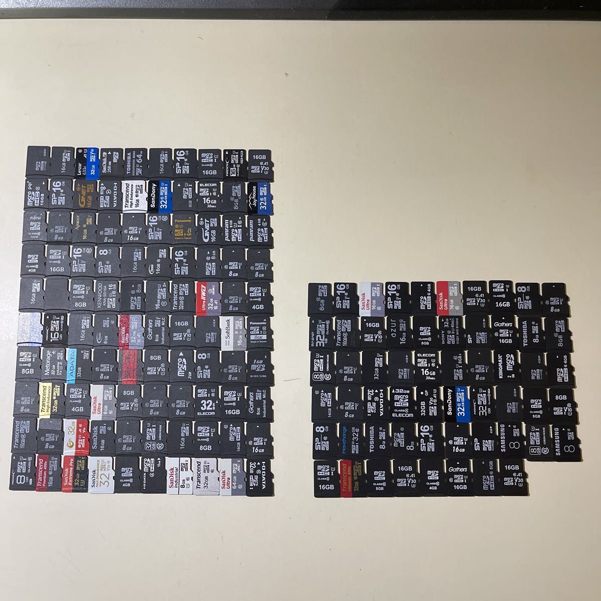 microSD 158枚 メーカー、容量色々 ジャンク