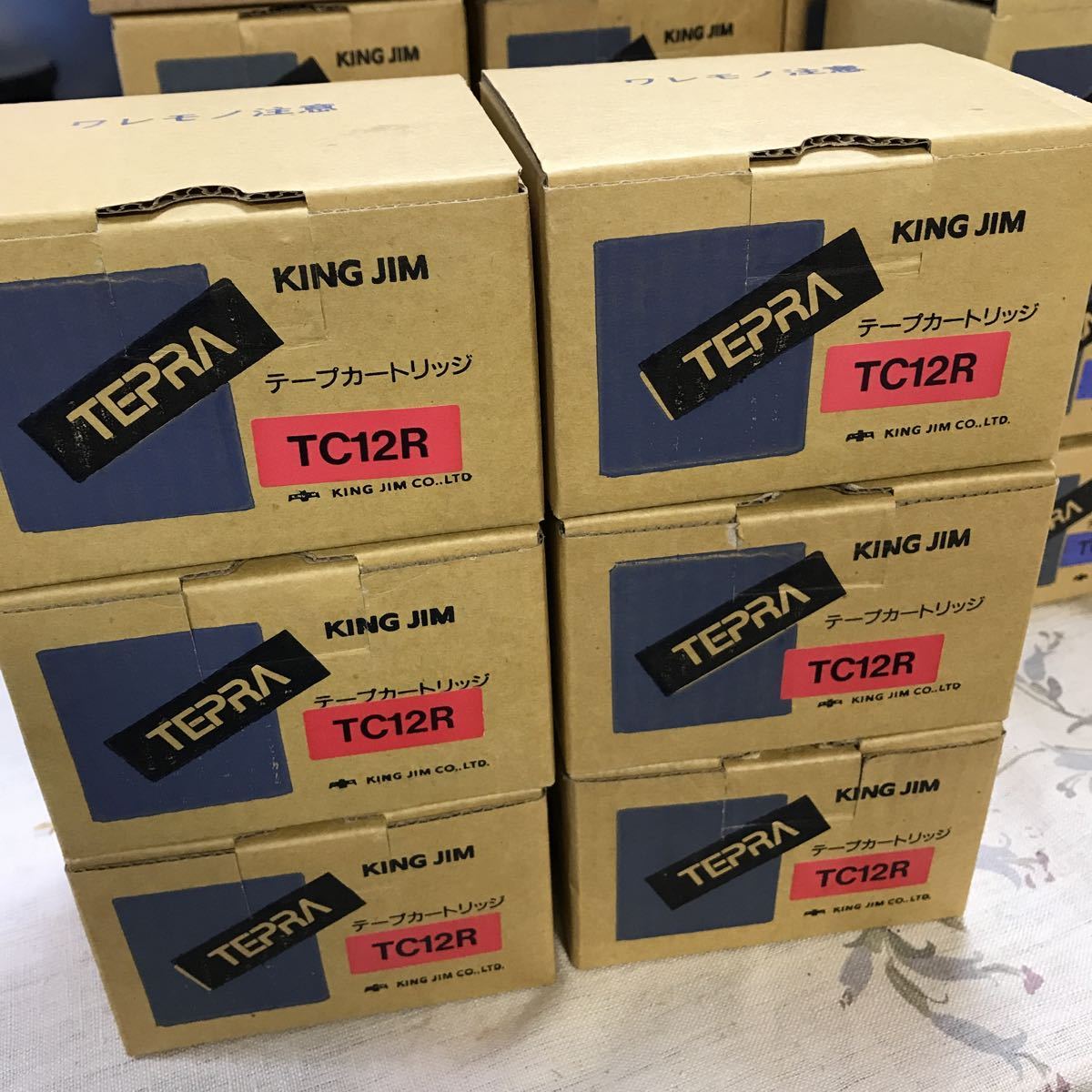 Q126 テプラ TEPRA キングジム テープカートリッジ 5個入り 約30箱