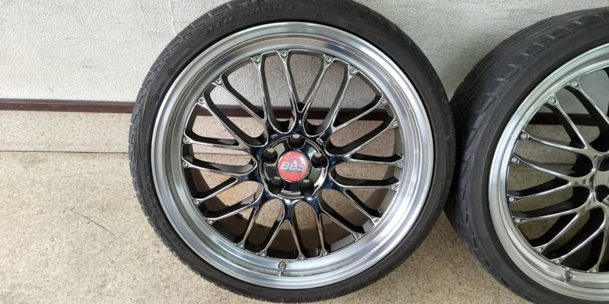 ☆BBS風ホイール 19インチ7.5J PCD100 インセット+48 215/35R19 BBS