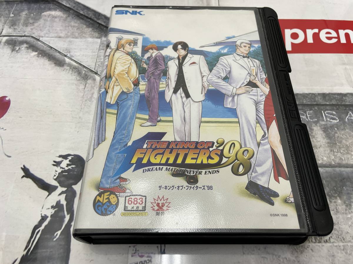 ～コレクター引退～超レア　ザ・キング・オブ・ファイターズ’98　ネオジオ　名作　良品　日焼けなし