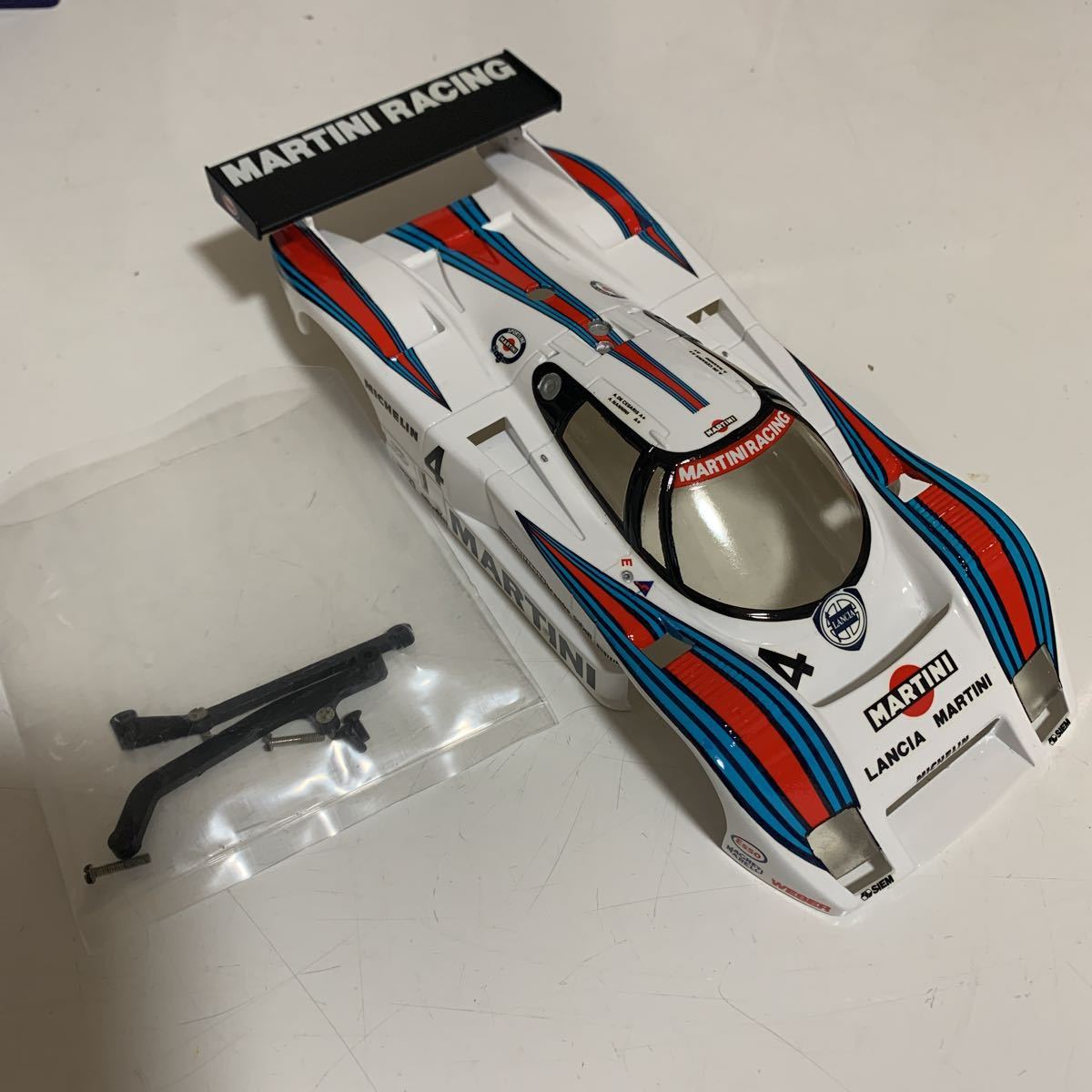 タミヤ タムテック　1/24 ランチアLC2 製作途中ジャンク　当時物　一部未完成品