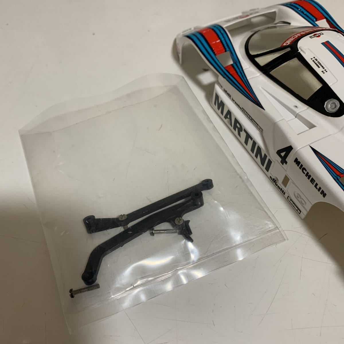 タミヤ タムテック　1/24 ランチアLC2 製作途中ジャンク　当時物　一部未完成品