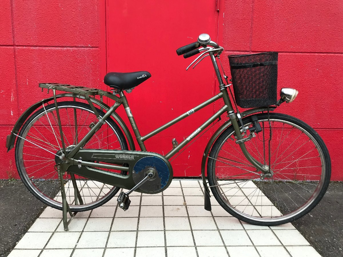 手渡し可 WORKER ミヤタ 当時物 26インチ レトロ 自転車 昭和 MIYATA