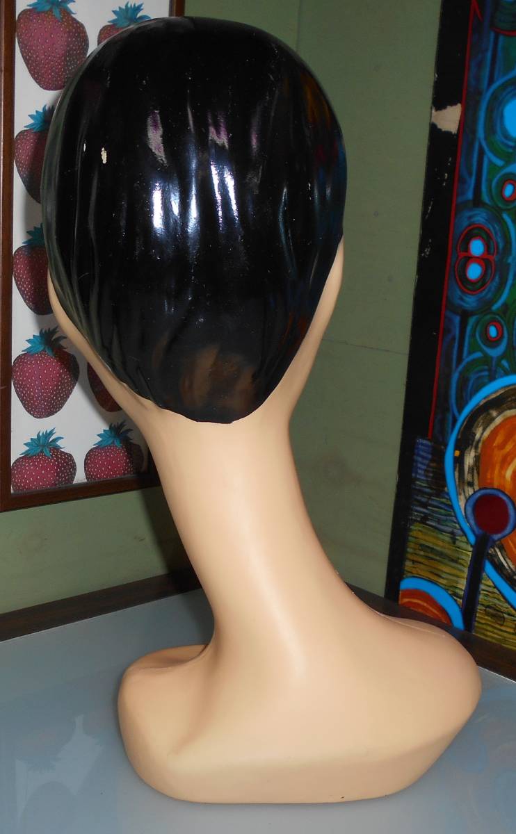 70s TWIGGY pink ヴィンテージ マネキンヘッド 昭和レトロポップ 70s