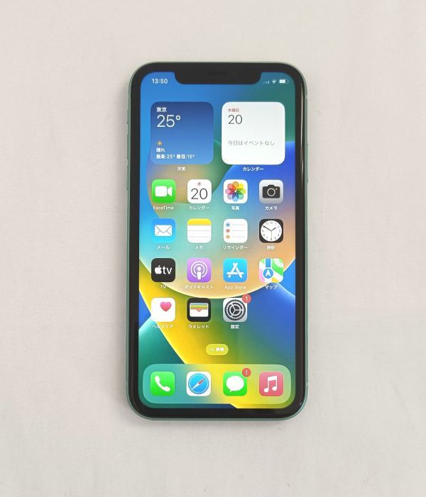 Apple iPhone11 64GB グリーン SIMフリー グリーン iPhone11 64GB 美品