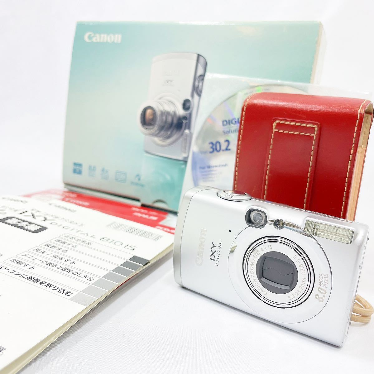 Canon キャノン IXY DIGITAL 810IS/ZOOM LENS 4xIS 5.8-23.2mm 1:2.8-5.5 コンパクト デジタルカメラ 付属品 箱付き R尼0323○
