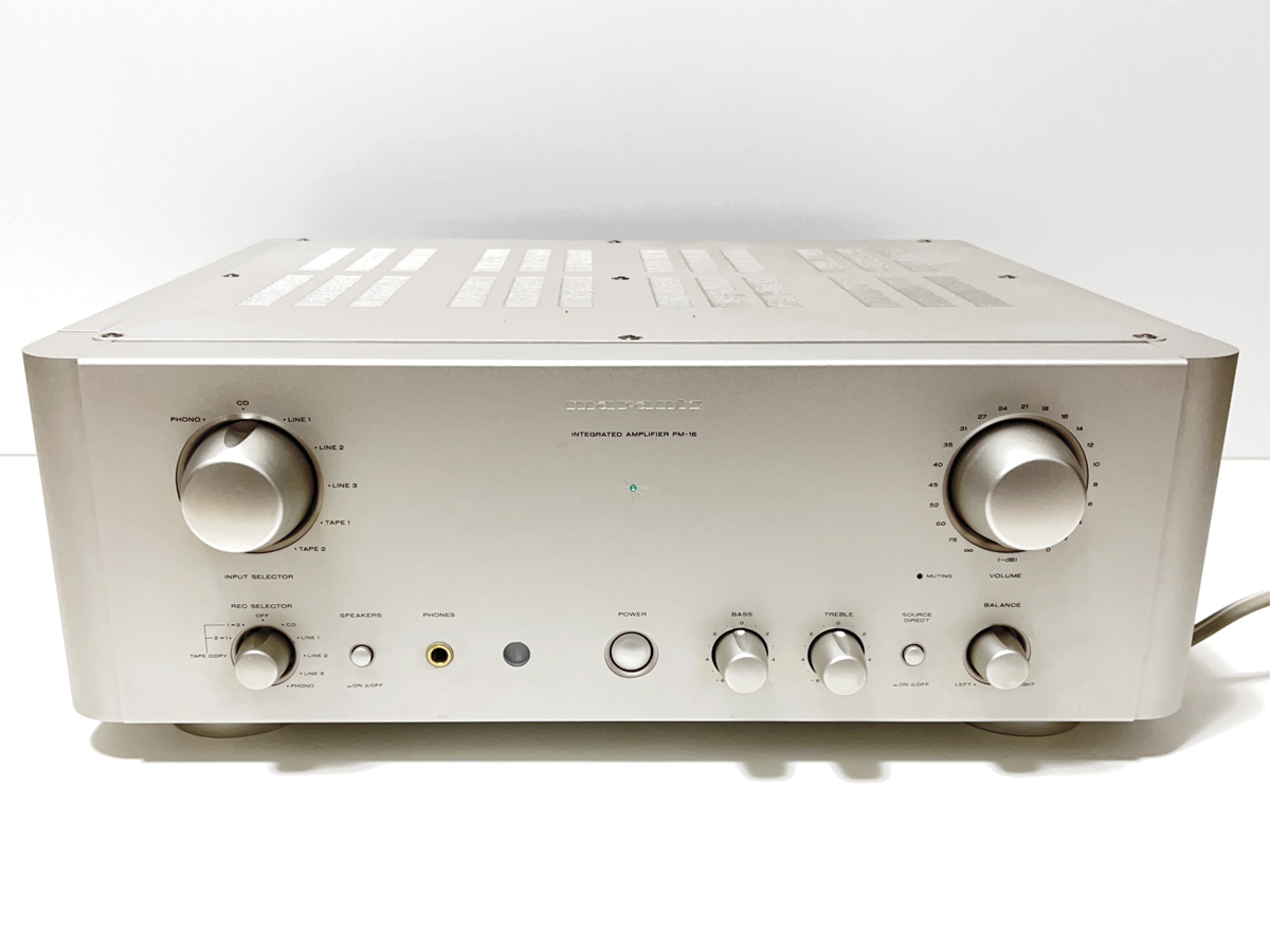 マランツ marantz PM-16F アンプ MARANTZ PM-16F PM-16 プリメインアンプ リモコン付き マランツ