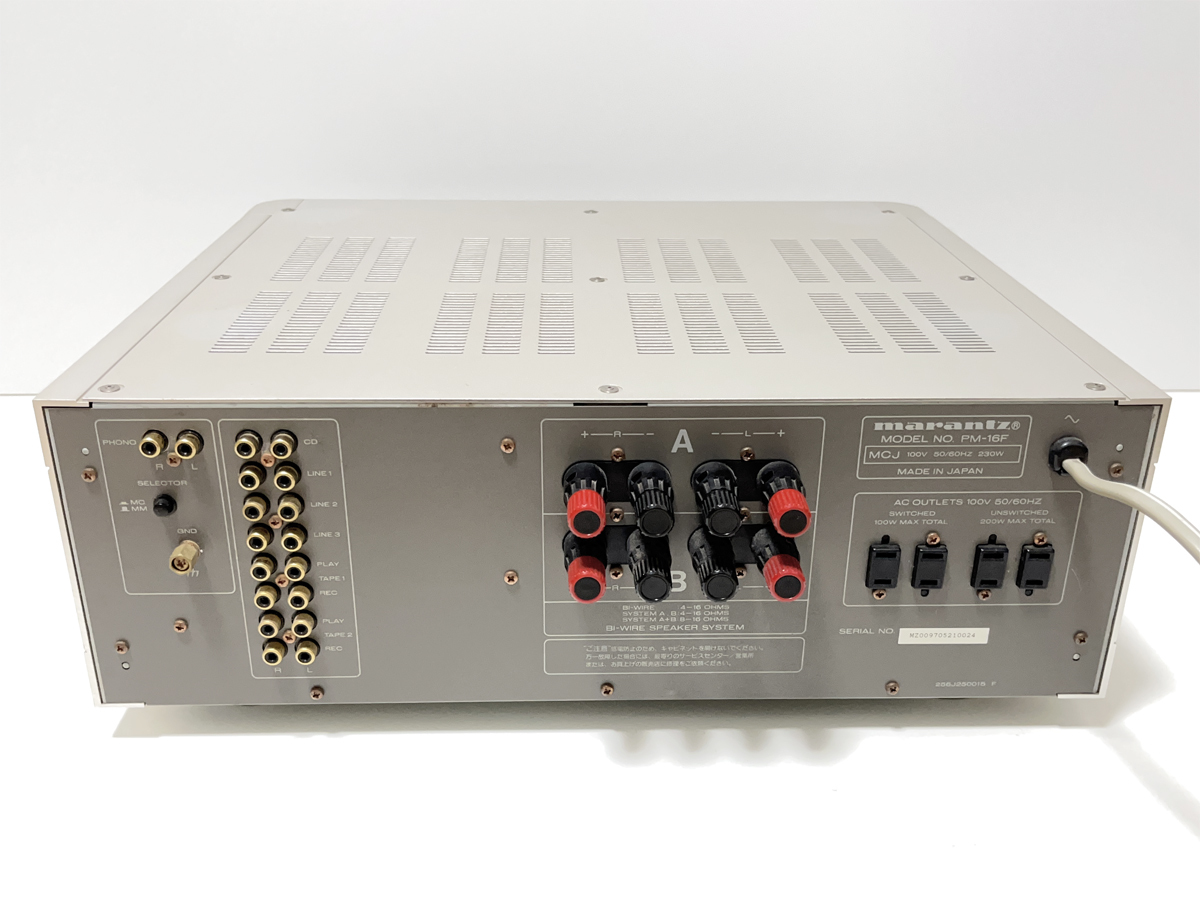 MARANTZ PM-16F PM-16 プリメインアンプ リモコン付き マランツ
