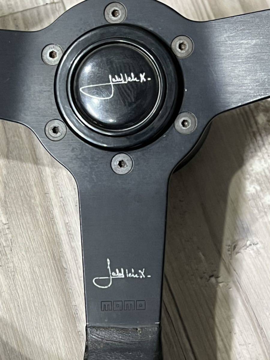 希少 当時物 モモ ウッドステアリングハンドル MOMO TYP JL36 旧車