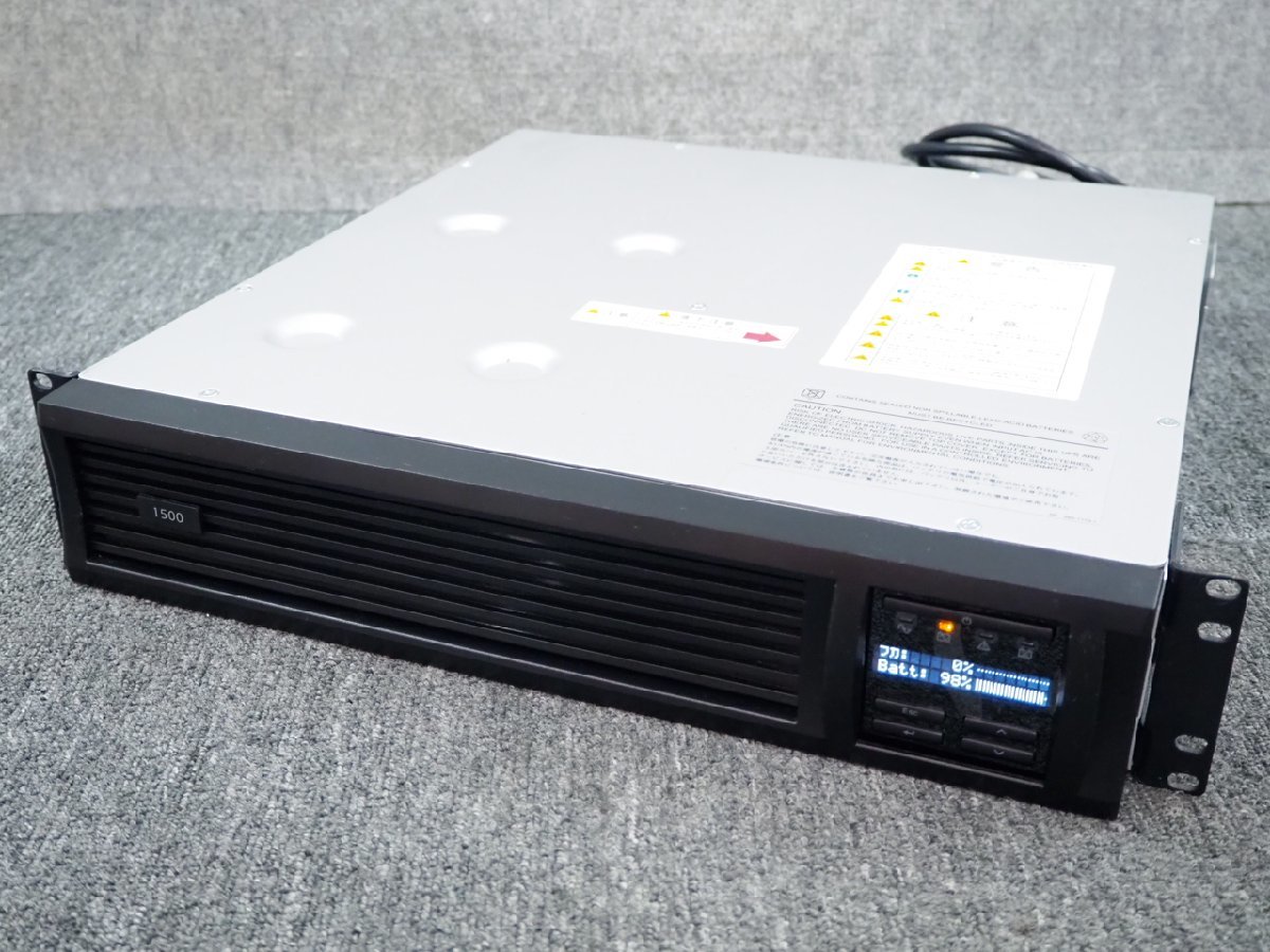 A5 ☆ DELL(APC) 無停電電源装置　Smart-UPS 1500 RM 2U LCD 100V (DLT1500RMJ2U) ☆