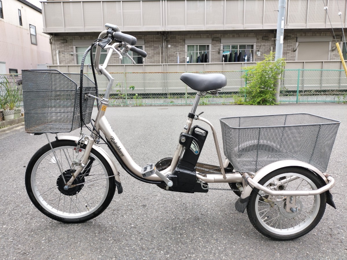 ペルテック Rakukkaru TDR-163L 電動アシスト 3輪 自転車 【公式通販】