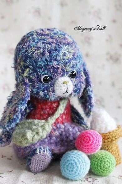 Megmeg'sDoll ＊ ロップイヤー＊うさたん＊あみぐるみ＊めぐばあちゃん