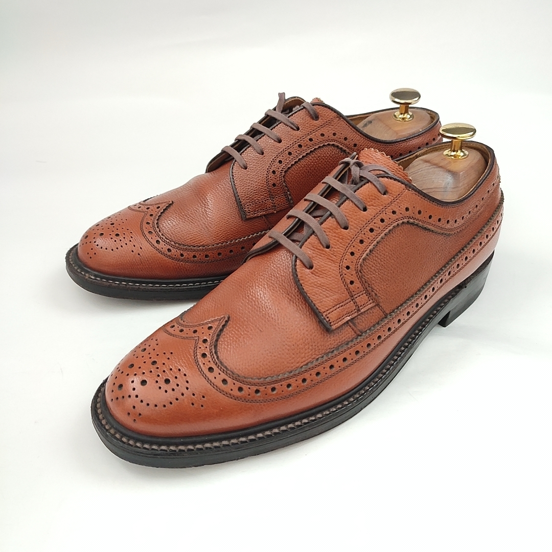 REGAL リーガル インペリアル ウィングチップ フルブローグ 25 ドレスシューズ ビジネス 革靴 レザー ブラウン 茶 d66