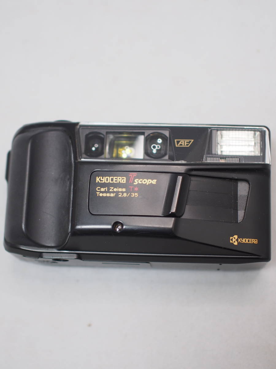動作＞KYOCERA T SCOPE 京セラ コンパクトフィルムカメラ KYOCERA T