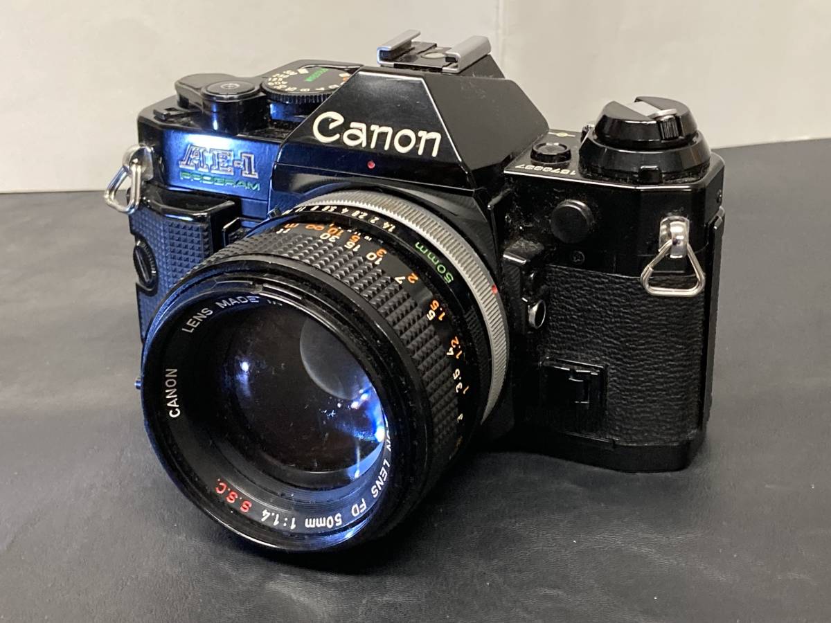 動作未確認】Canon/キヤノン AE1-PROGRAM ZOOM LENS FD 50mm 1：1.4