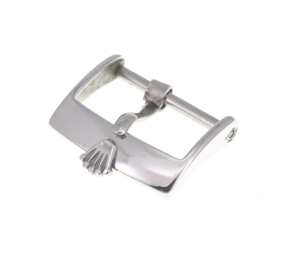 ロレックス ROLEX 純正尾錠 バックル 16mm用 シルバーカラー SS X#B2534