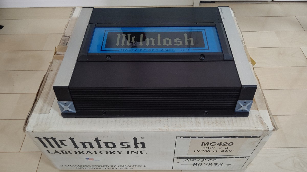 【McIntosh】 MC420 4chパワーアンプ マッキントッシュ McIntosh 4chパワーアンプMC420 McIntosh