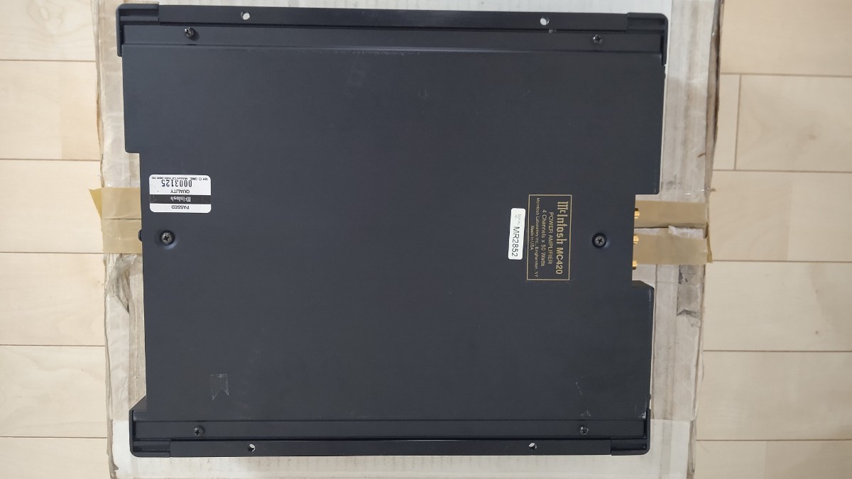マッキントッシュ McIntosh 4chパワーアンプMC420 MC420