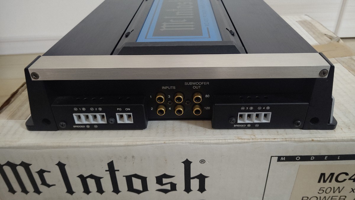 マッキントッシュ McIntosh 4chパワーアンプMC420 MC420