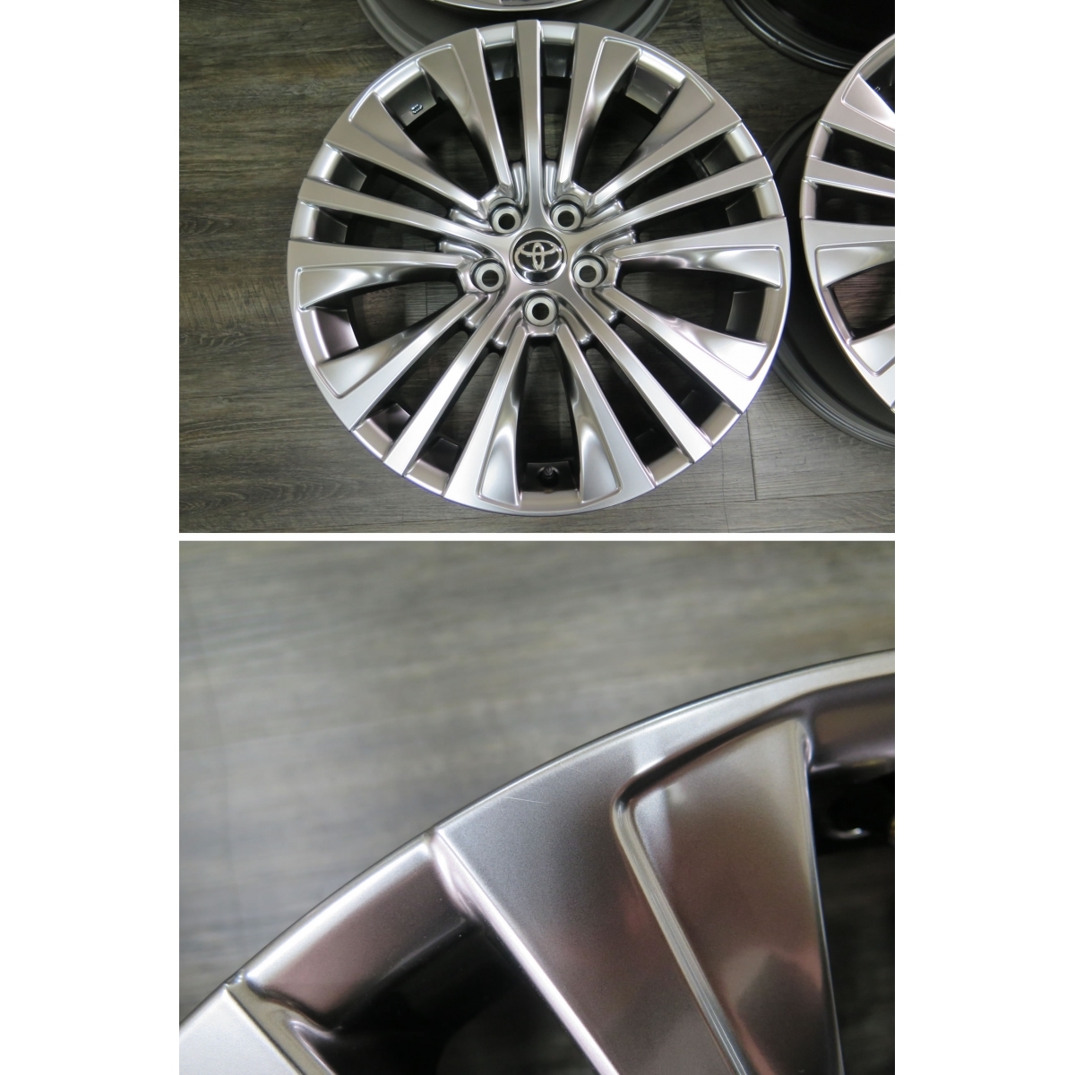 トヨタ純正 19インチ 19x7J+35 114.3-5H ハリアー RAV4 ヴェルファイア 純正 ホイール 19x7J 中古 トヨタ純正 純正の中古品