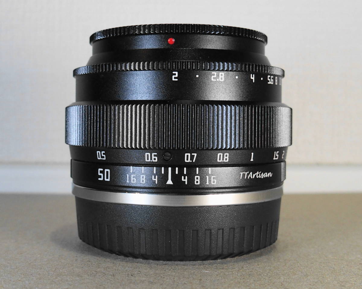 美品] 名匠光学 TTArtisan 50mm f2 [フジフイルム Xマウント用] 単焦点