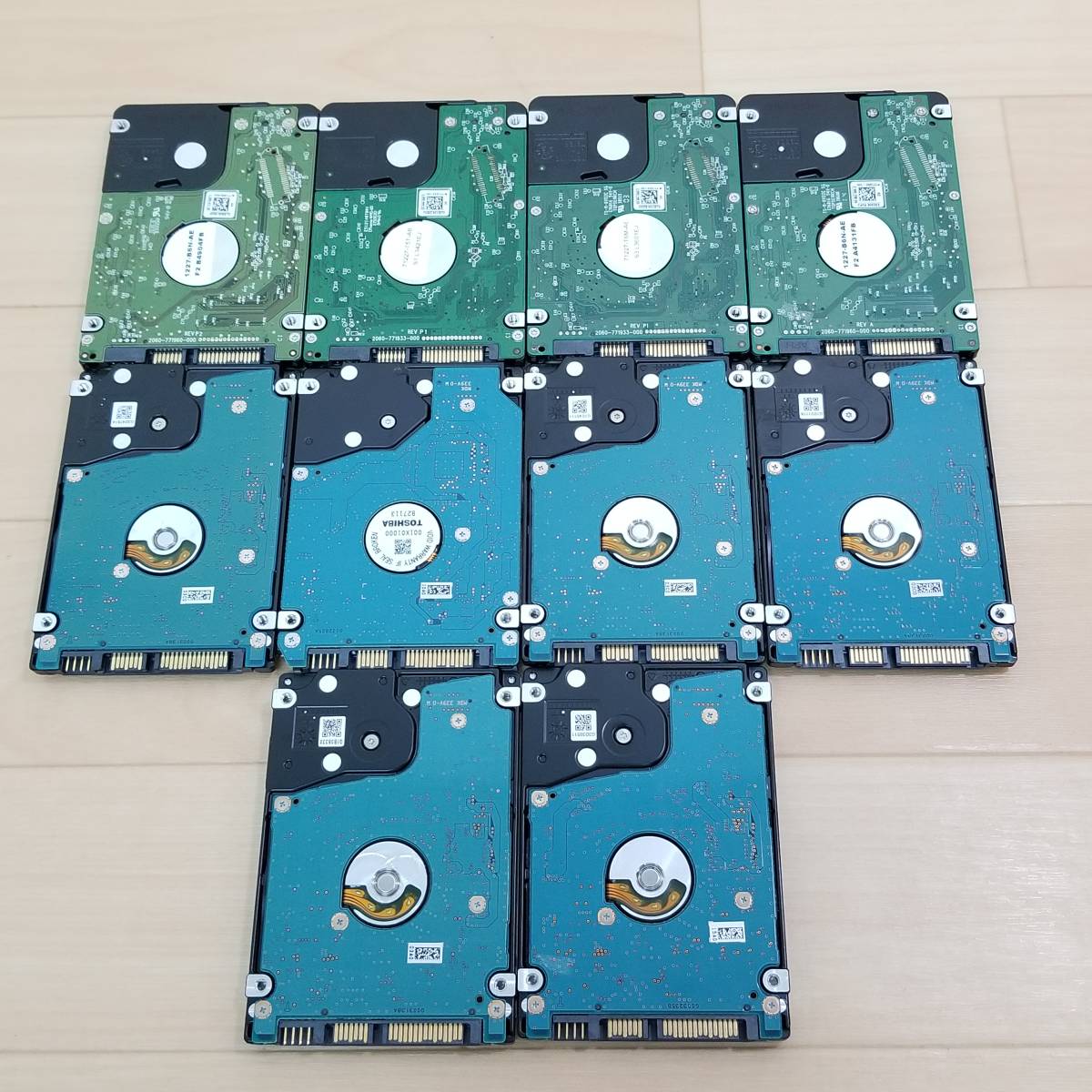 2.5インチ内蔵型HDD 500GB×10個　正常動作品① HDD 2.5インチ 整備済み品 500GB、内蔵 HDDのメーカー7社や種類を比較