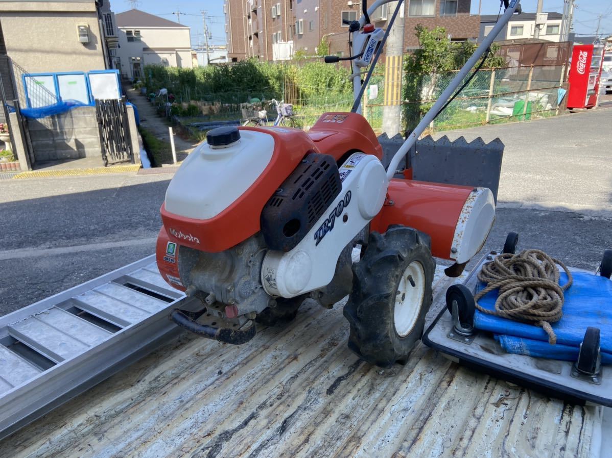 Kubota 耕運機 TR700 始動確認済み 管理機 耕運機 クボタTR700 クボタ
