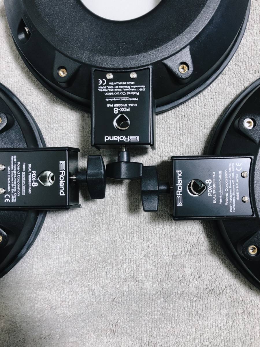 Roland PDX-8 スネア タム 3個 セット 電子ドラム ローランド V-Drums