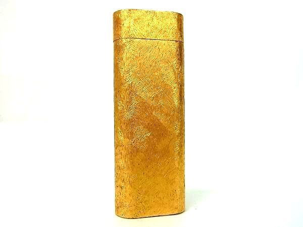 1円 Cartier カルティエ 高級ガスライター ローラーガスライター 喫煙グッズ 喫煙具 メンズ レディース ゴールド系 AJ9552bオ