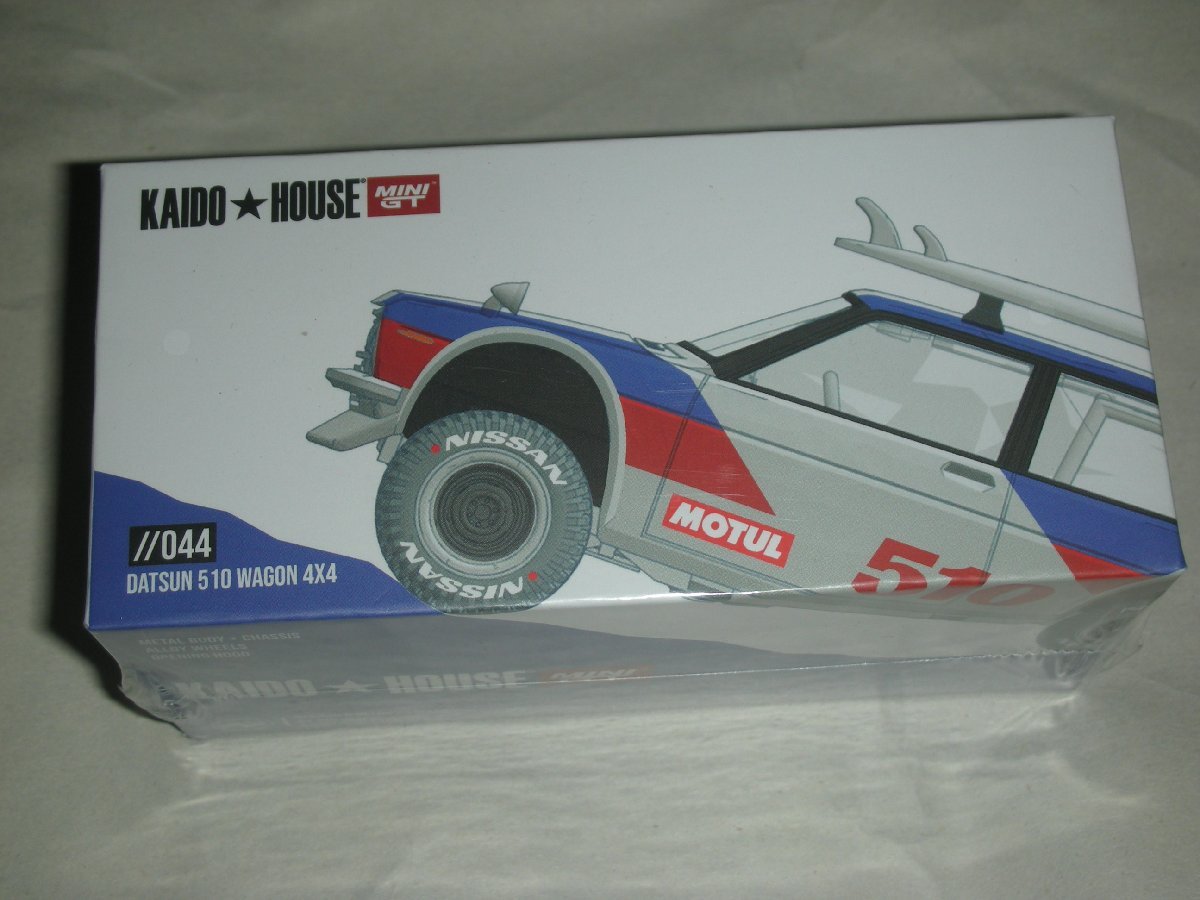 Kaido House x Mini GT 1/64 ダットサン DATSUN KAIDO 510 ワゴン Kaido GT Surf Safari RS ミニカー