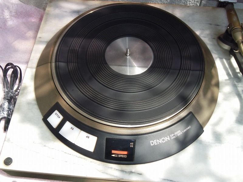 ☆完全ジャンク品/動かない為/DENON/DP-3750(大理石型本体)/DP-3000 