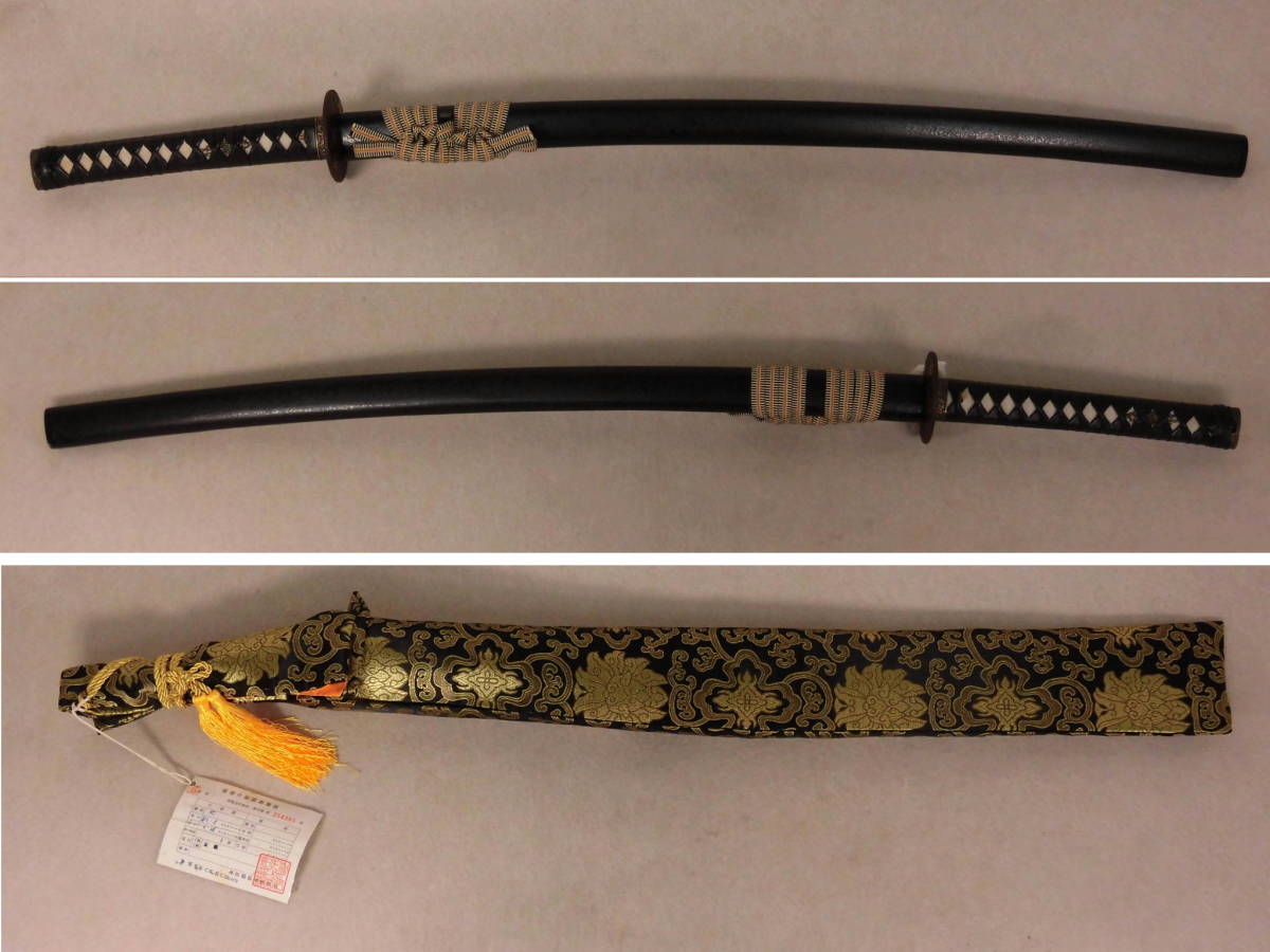けん 長さ有る豪快迫力の一振り 【 拵え 大刀 長寸71.8cm 美品 】 居合刀