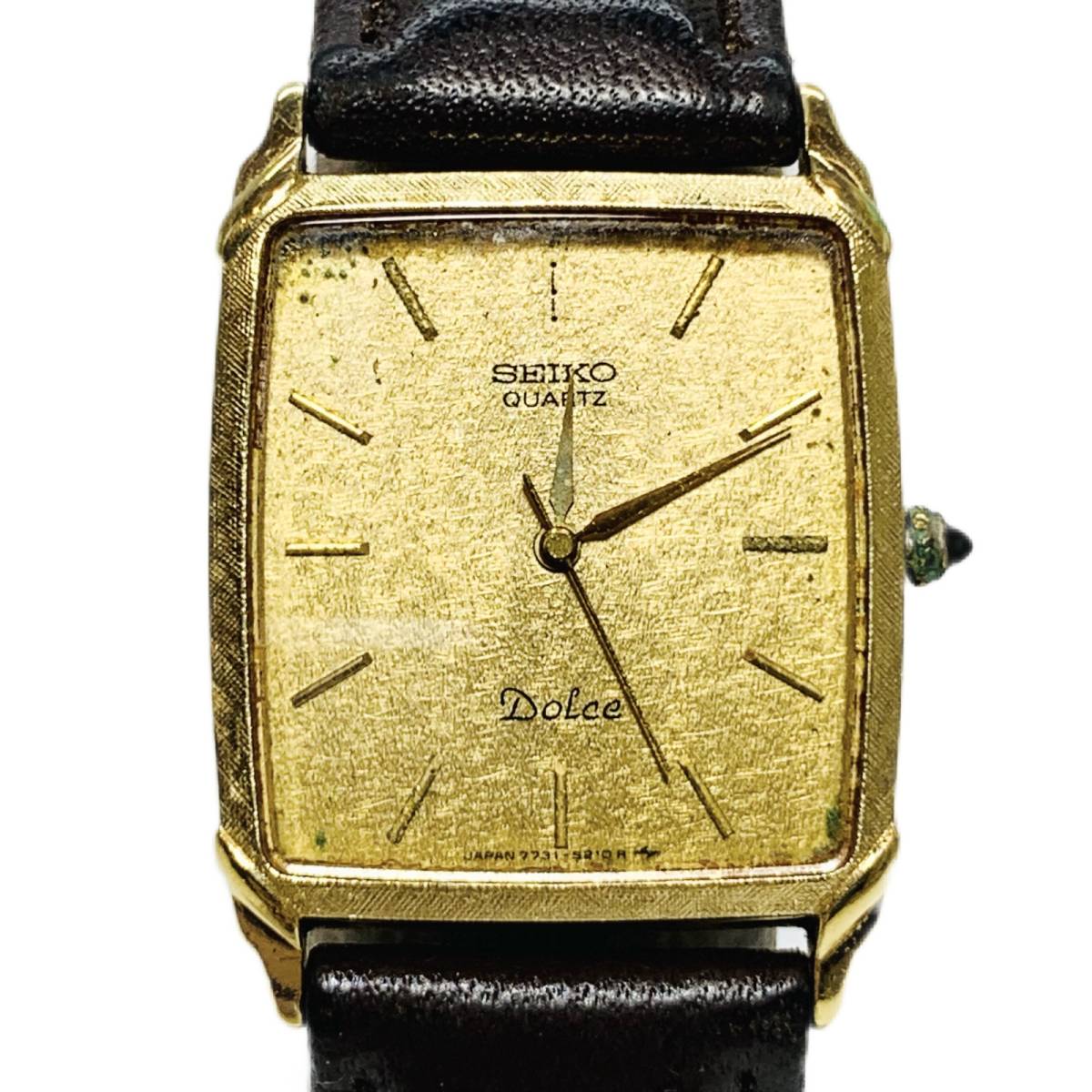 SEIKO セイコー DOLCE ドルチェ 14K×SS 9641-5050 クォーツ メンズ