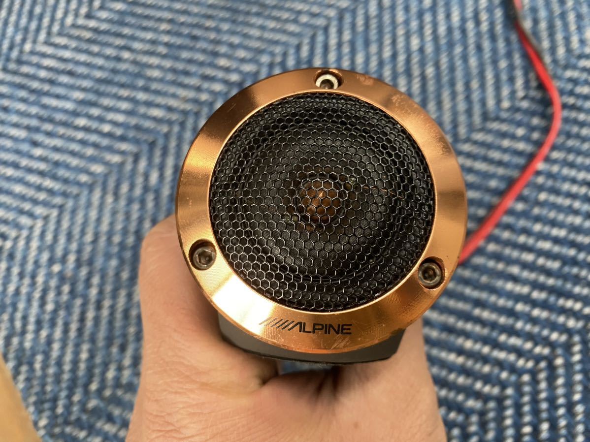 ALPINE アルパイン DLX-Z30T ツィーター (ユニットのみ) ③ アルパイン DLX-Z30T ツィーター DLX-Z2NW ユニット アルパインDLX