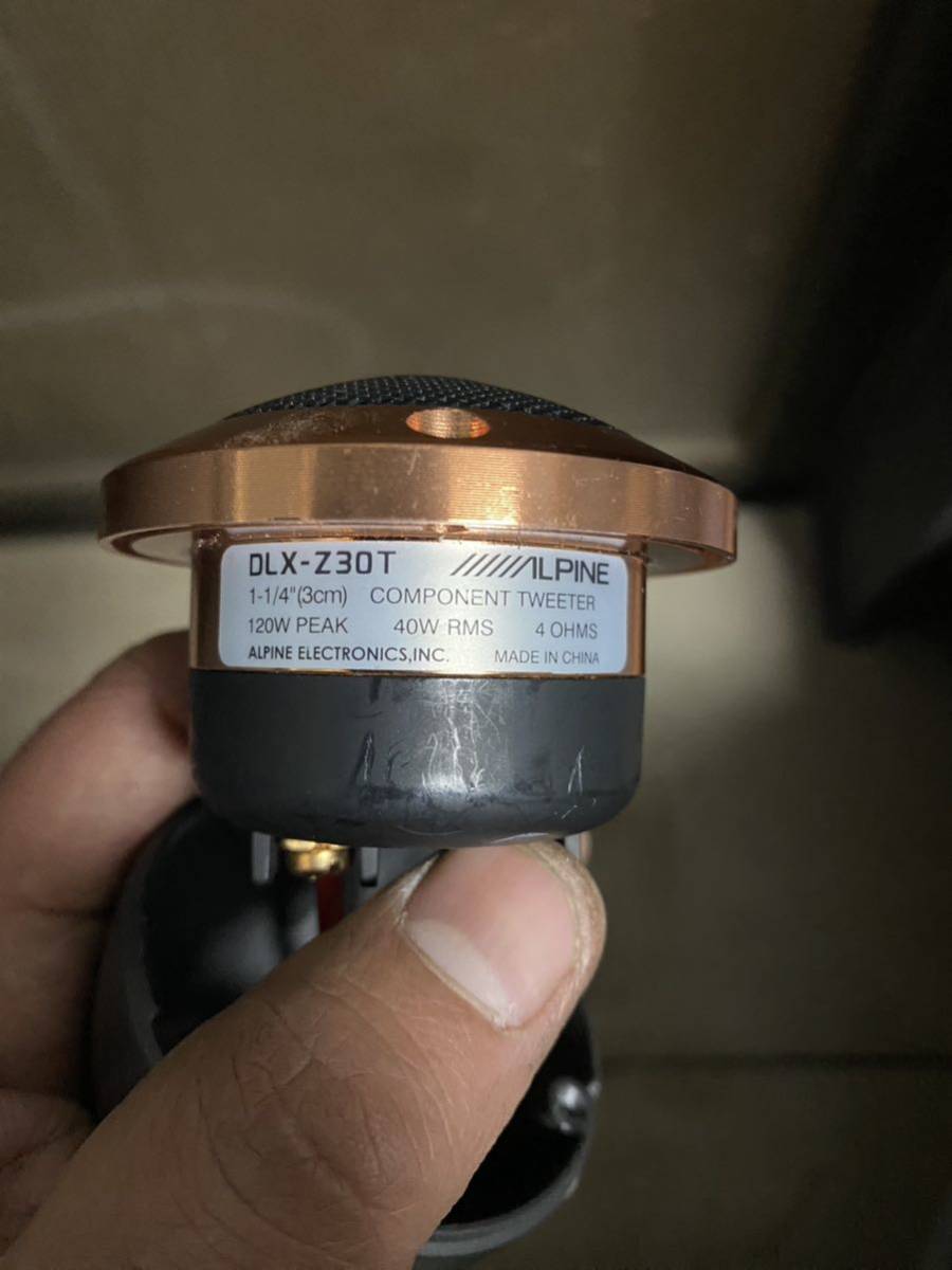 アルパイン DLX-Z30T ツィーター DLX-Z2NW ユニット アルパインDLX