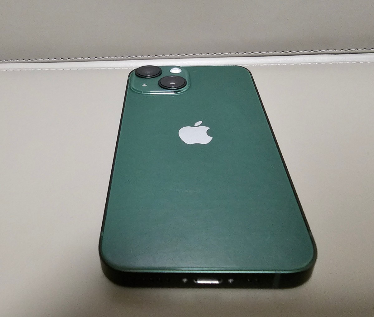 iPhone 13 mini iPhone13mini green バッテリー100％ フィルム、ケース