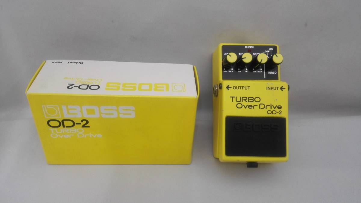BOSS エフェクター ターボオーバードライブ OD-2 1984年頃購入ボス