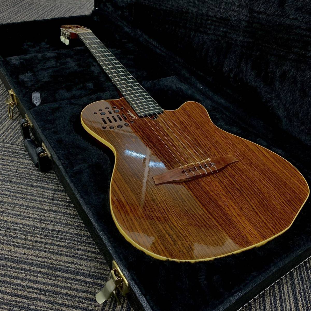 【TK0425】Godin ゴダン ACS Rosewood ローズウッド 25周年 限定30本 HG LTD エレガット ギター 純正ハードケース付 コレクション
